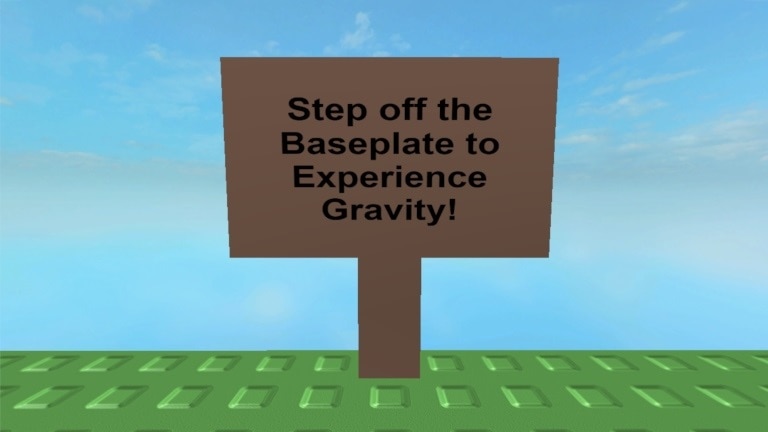 First Roblox Game Made