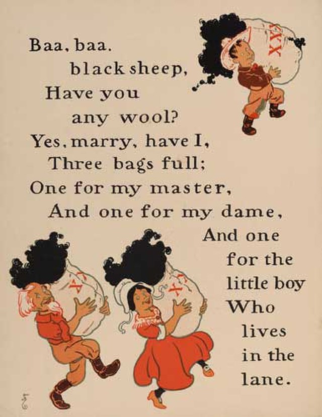 vintage nursery rhyme characters
