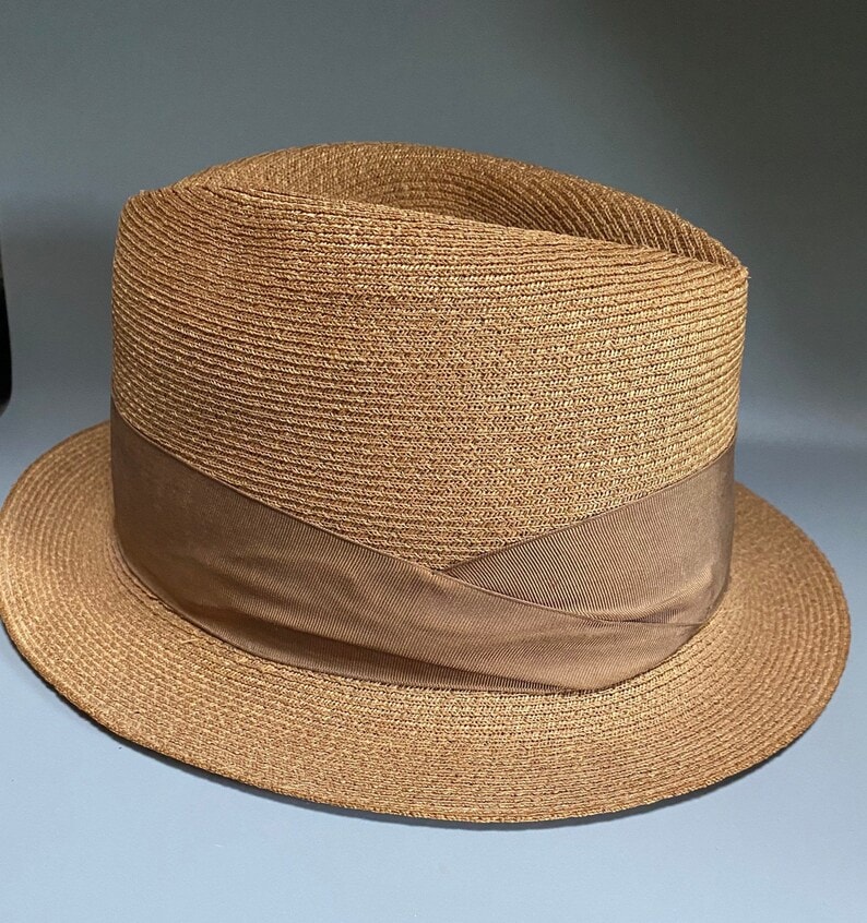 Vintage Men's Hat - Cream