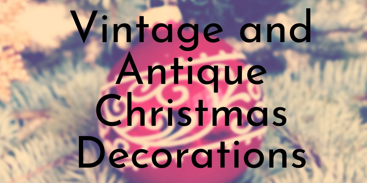 Vintage Christmas Ornaments and Decorations For Sale 