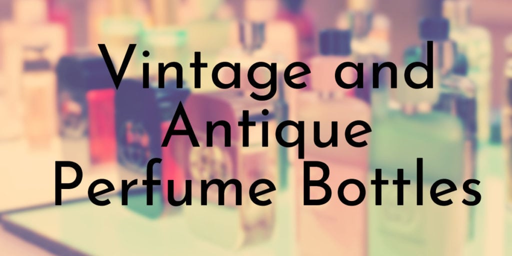 Antique Perfume Bottle Travel Case for 2 Scent Bottles 
